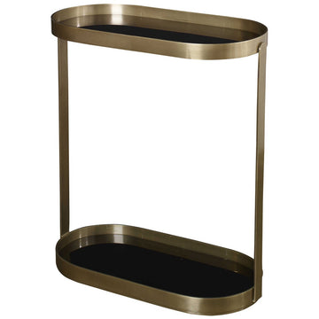 Uttermost Adia Antique Gold Accent Table