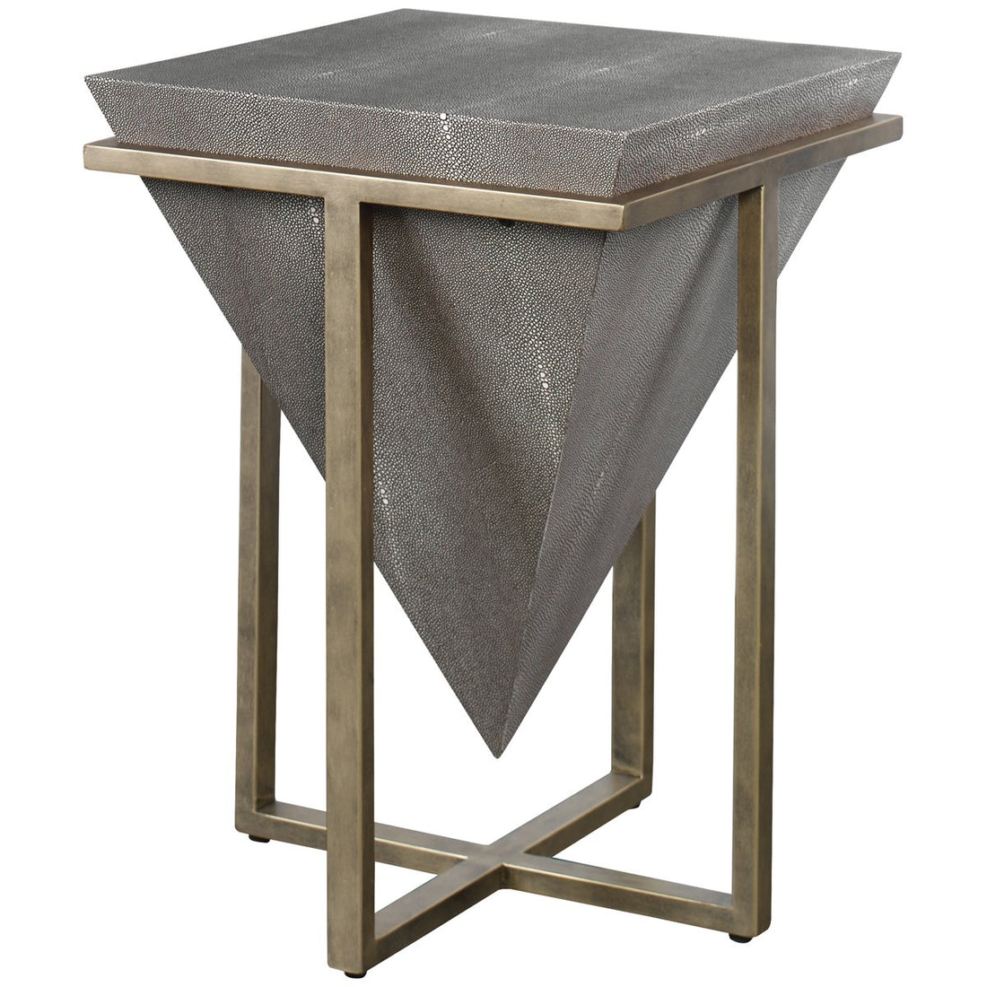 Uttermost Bertrand Shagreen Accent Table