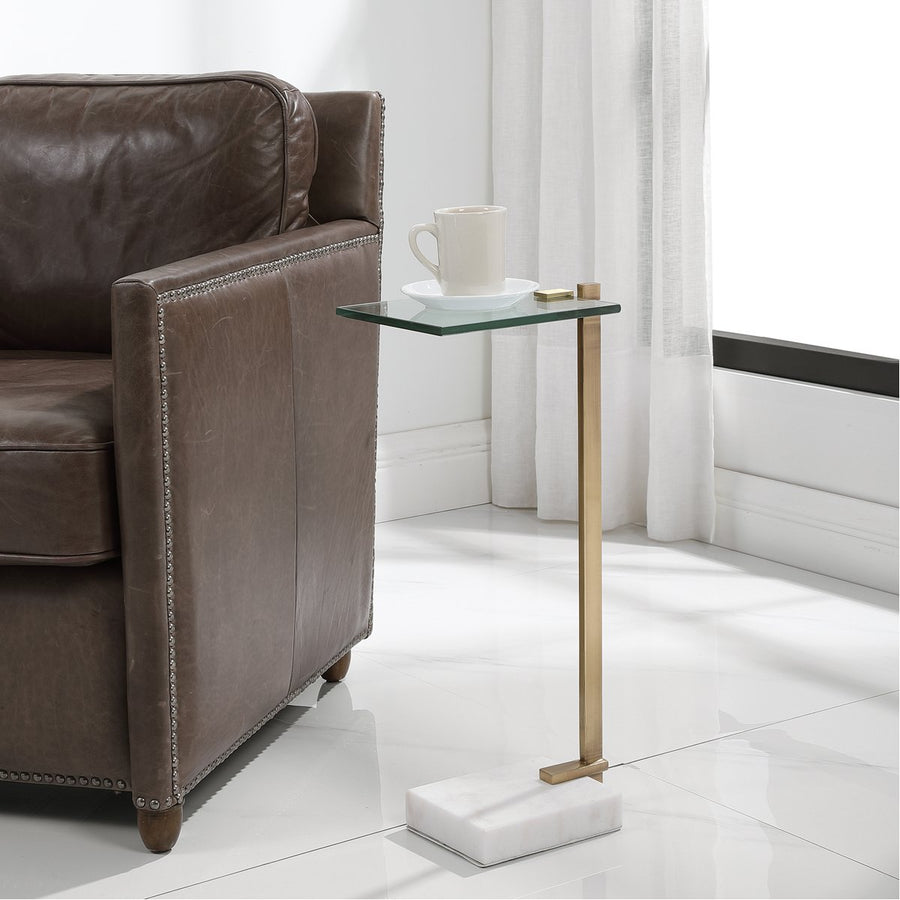 Uttermost Butler Brass Accent Table