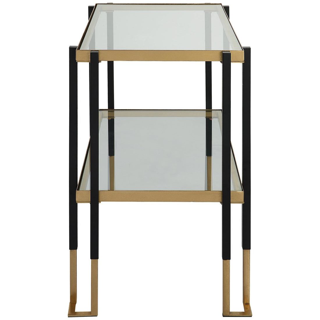 Uttermost Kentmore Glass Side Table