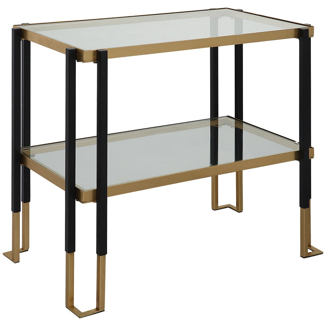 Uttermost Kentmore Glass Side Table