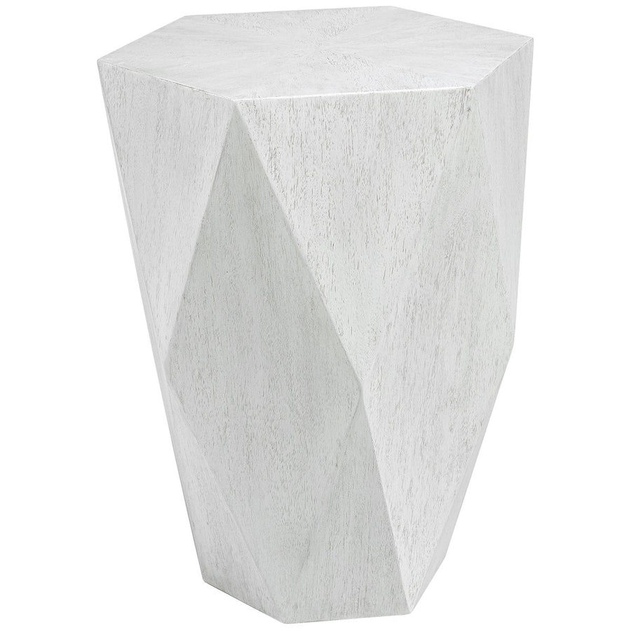 Uttermost Volker White Side Table