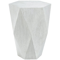 Uttermost Volker White Side Table