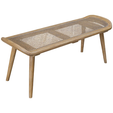 Uttermost Arne Woven Rattan Bench