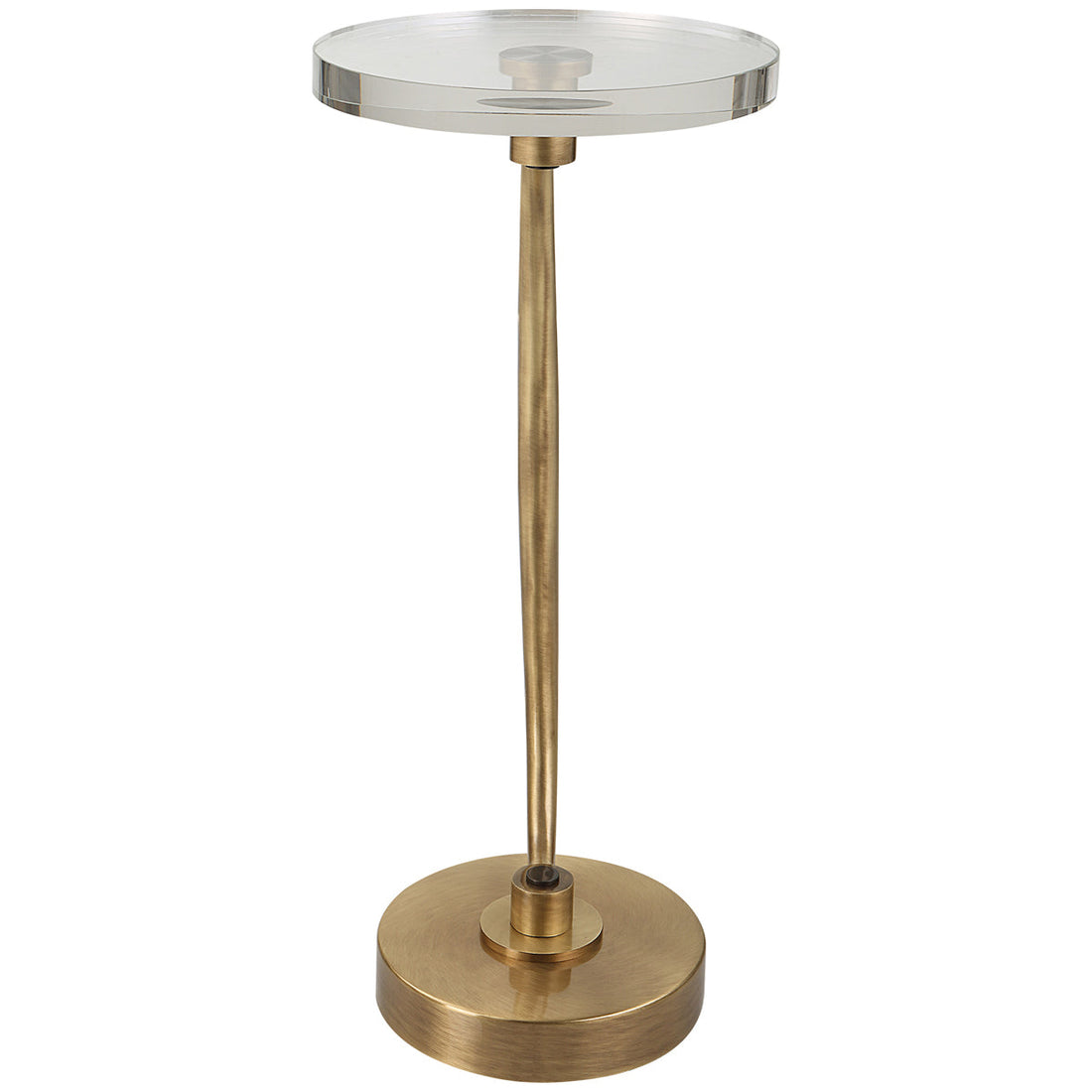 Uttermost Waveney Brass Drink Table