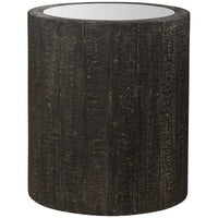 Uttermost Sequoia Mirrored Drum Table