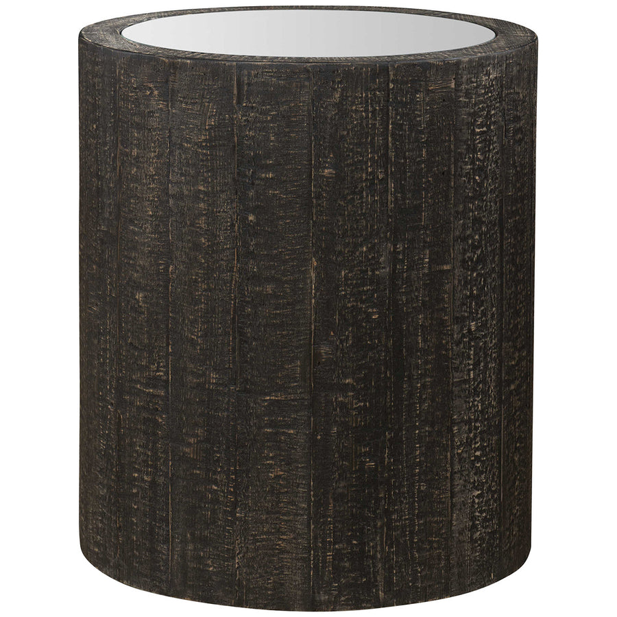 Uttermost Sequoia Mirrored Drum Table