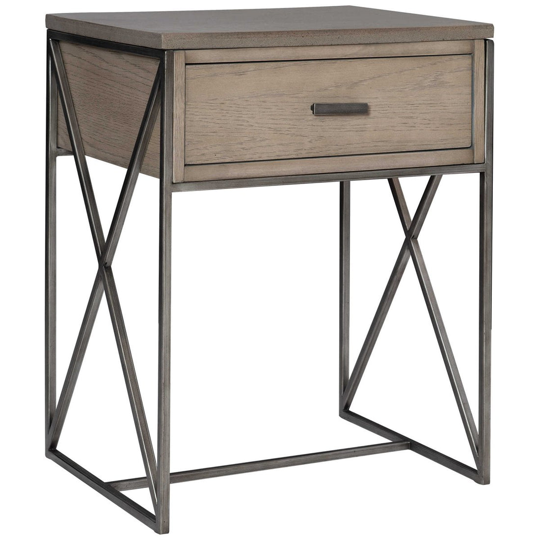 Uttermost Cartwright Gray Side Table