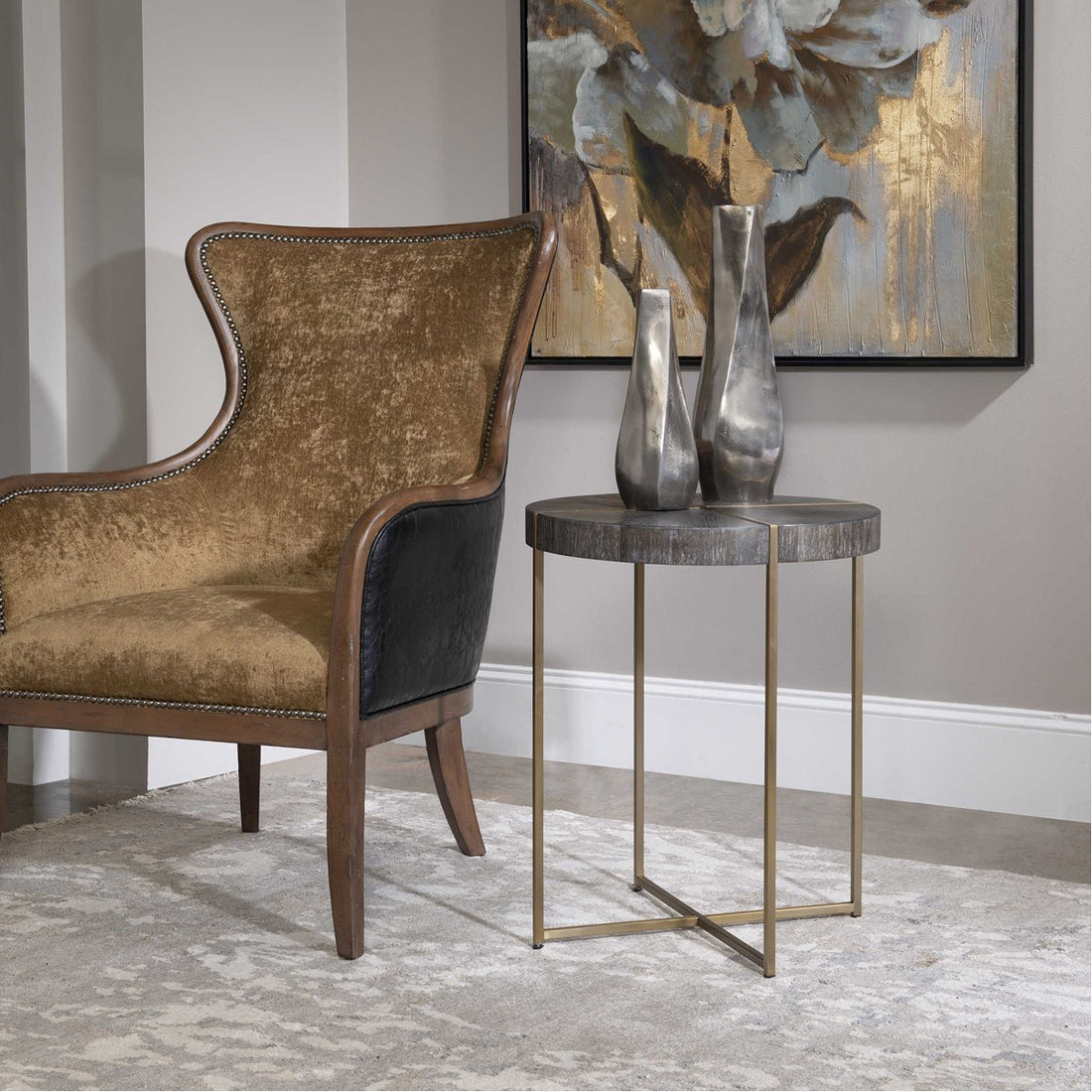 Uttermost Taja Round Accent Table