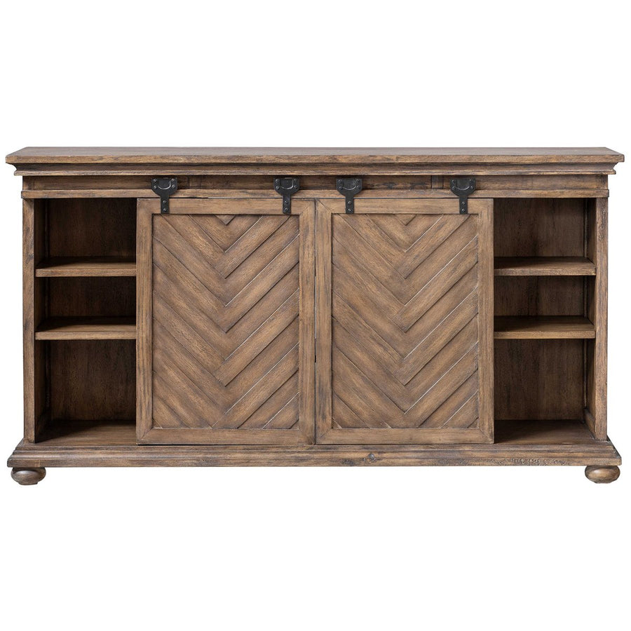 Uttermost Primalia Barn Door Media Console