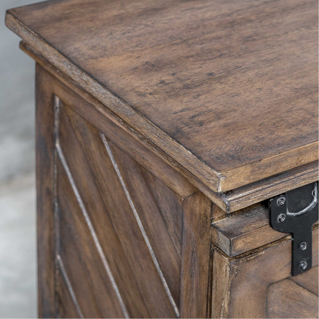 Uttermost Primalia Barn Door Media Console