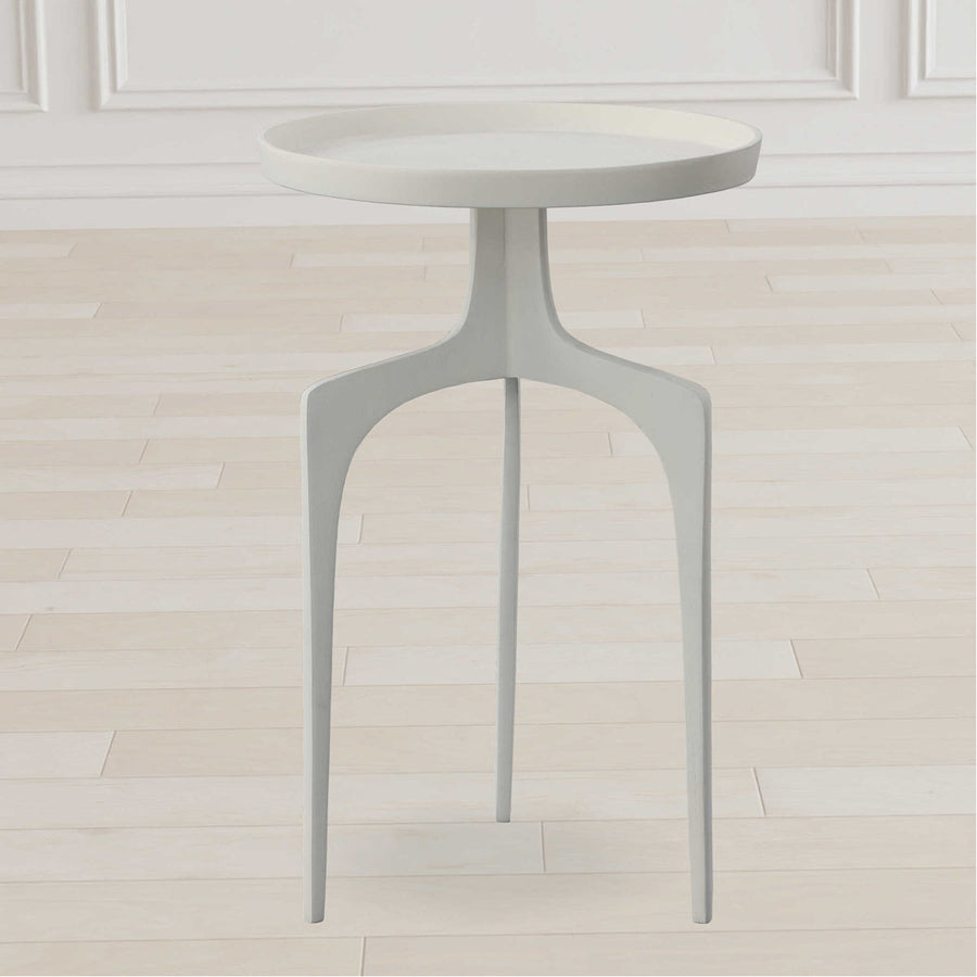 Uttermost Kenna White Accent Table