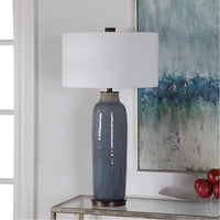 Uttermost Vicente Slate Blue Table Lamp