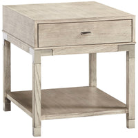 Hickory White Trellis Sawyer End Table