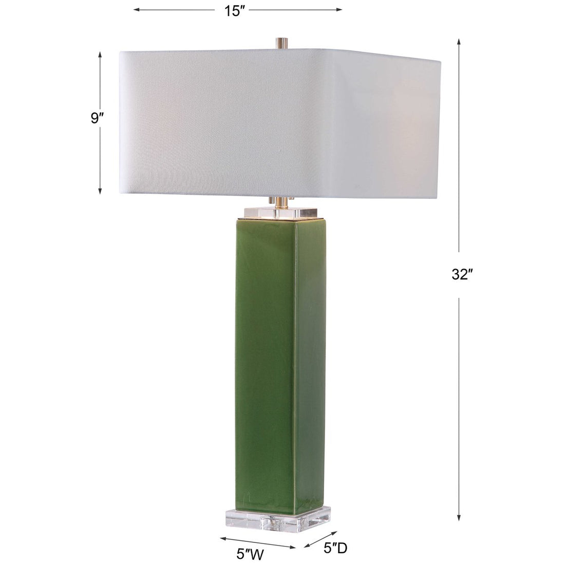 Uttermost Aneeza Tropical Green Table Lamp