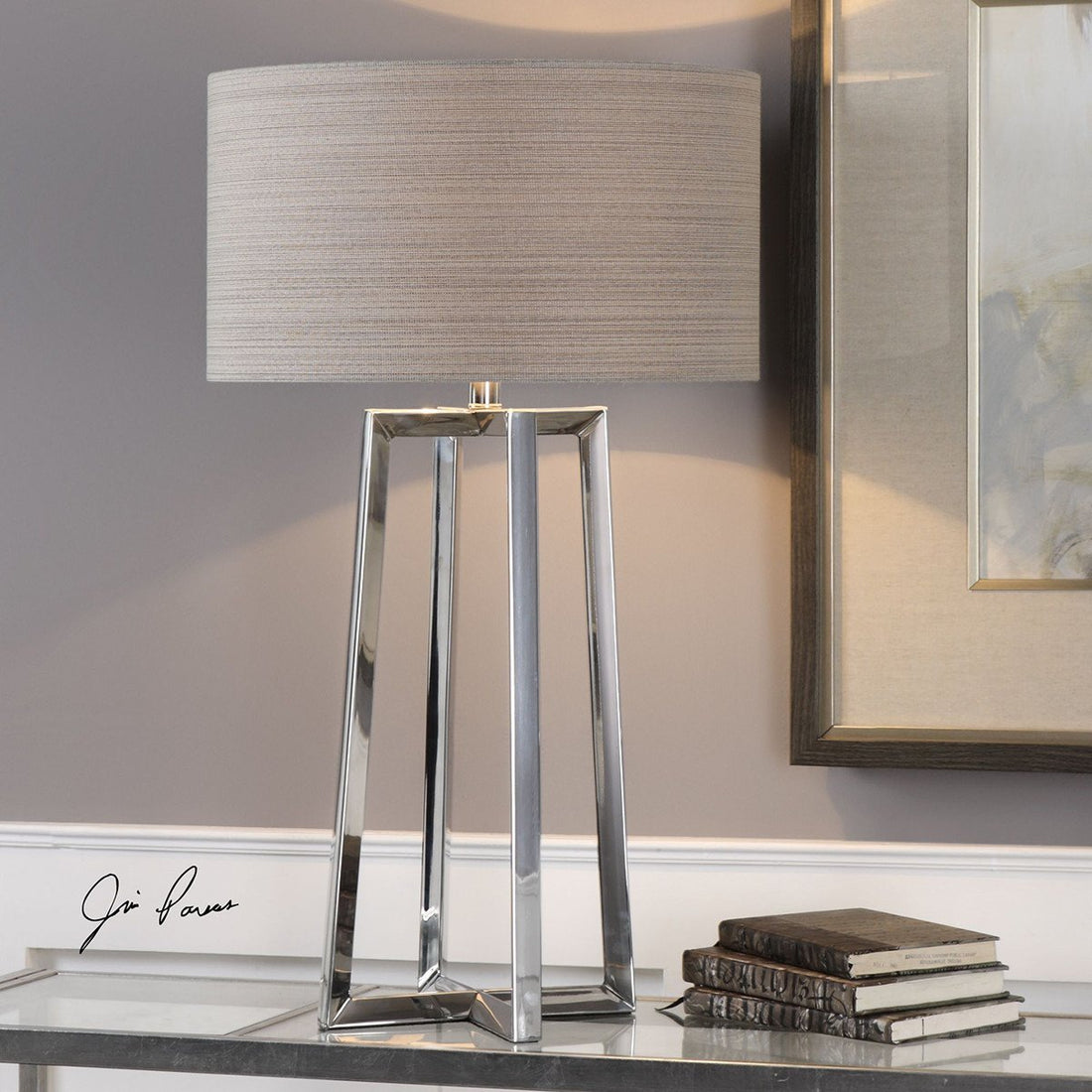 Uttermost Keokee Stainless Steel Table Lamp