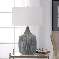 Uttermost Felipe Distressed Gray Table Lamp