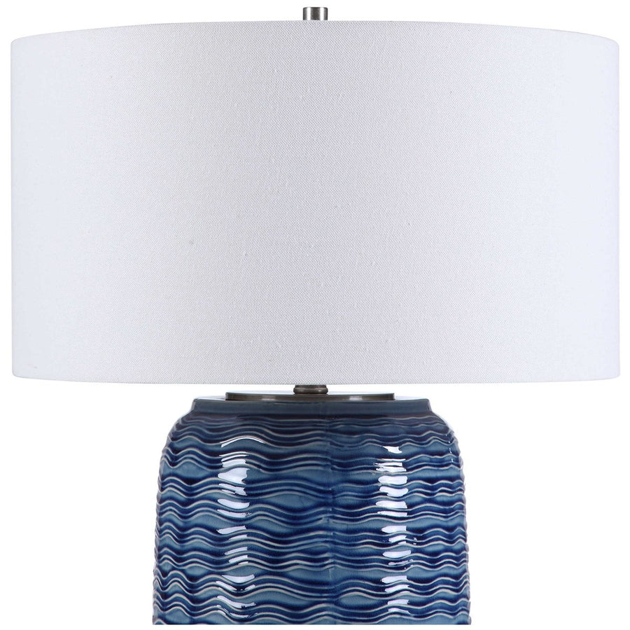 Uttermost Sedna Blue Table Lamp