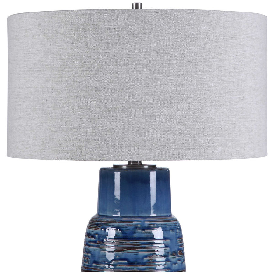 Uttermost Magellan Blue Table Lamp