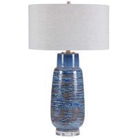 Uttermost Magellan Blue Table Lamp