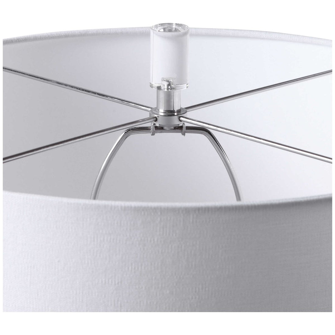 Uttermost Caelina Textured White Table Lamp