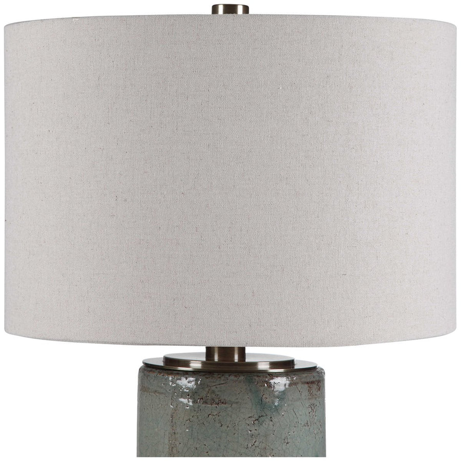 Uttermost Callais Crackled Aqua Table Lamp