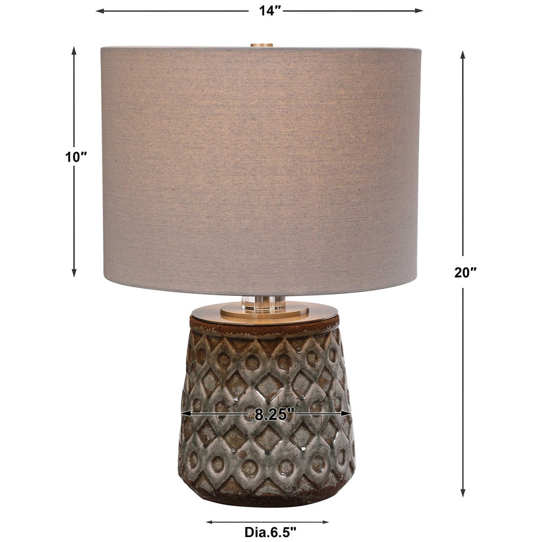 Uttermost Cetona Old World Table Lamp