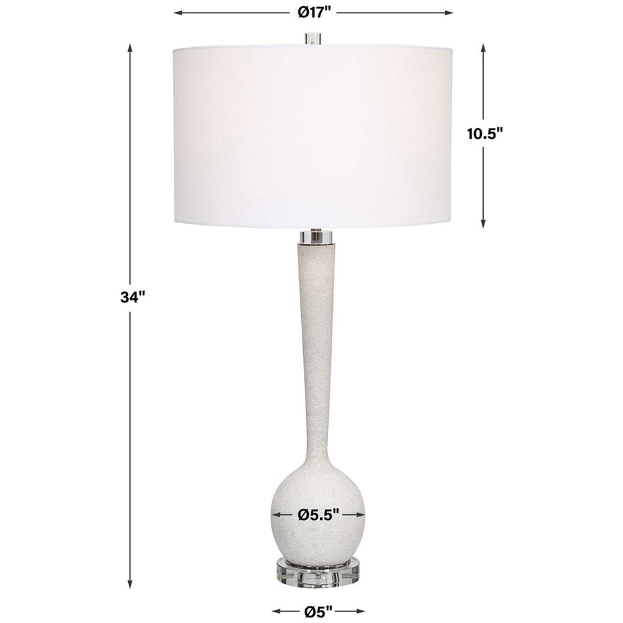 Uttermost Kently White Marble Table Lamp