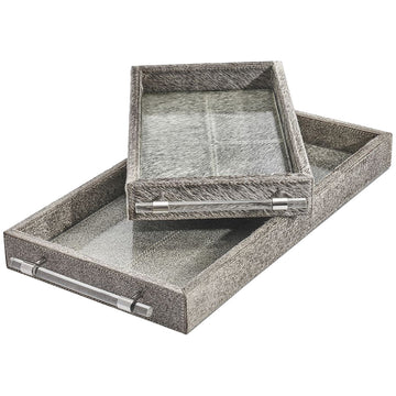 Interlude Home Cassian Trays, 2-Piece Set