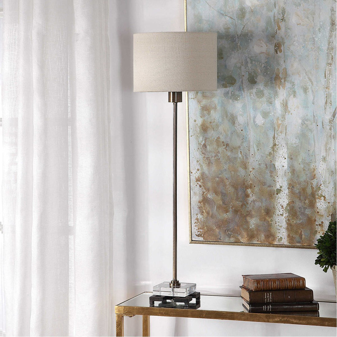 Uttermost Danyon Brass Table Lamp