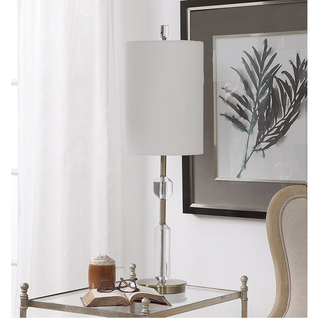 Uttermost Margo Cut Crystal Buffet Lamp