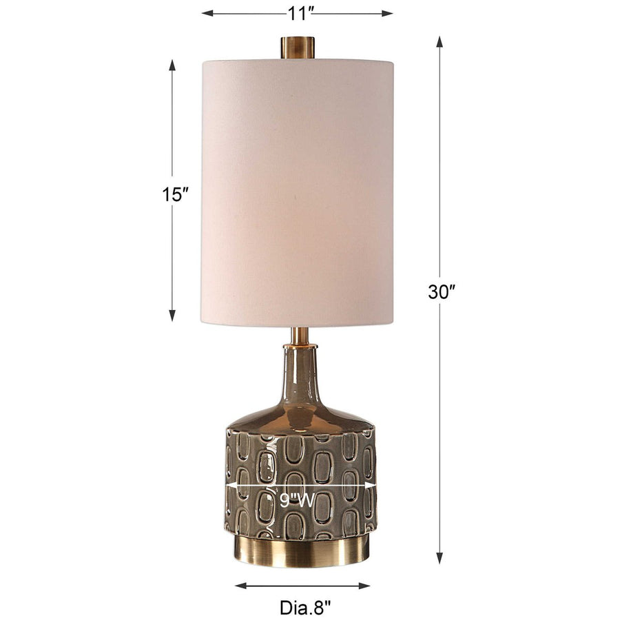 Uttermost Darrin Gray Table Lamp