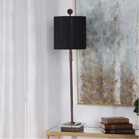 Uttermost Volante Antique Brass Table Lamp