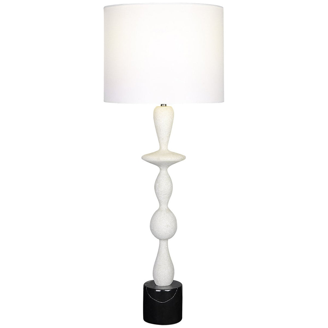 Uttermost Inverse White Marble Table Lamp