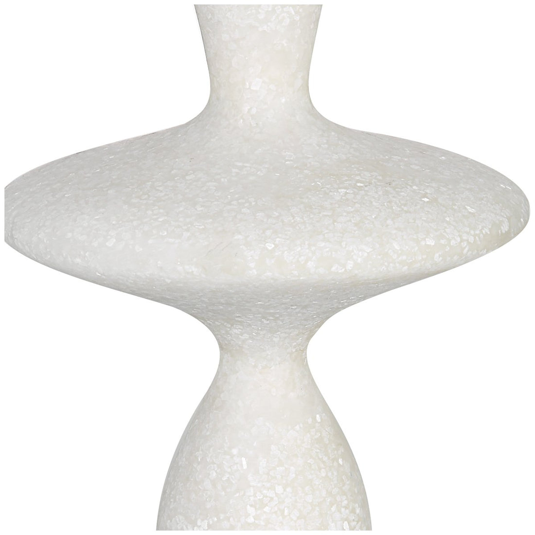 Uttermost Inverse White Marble Table Lamp