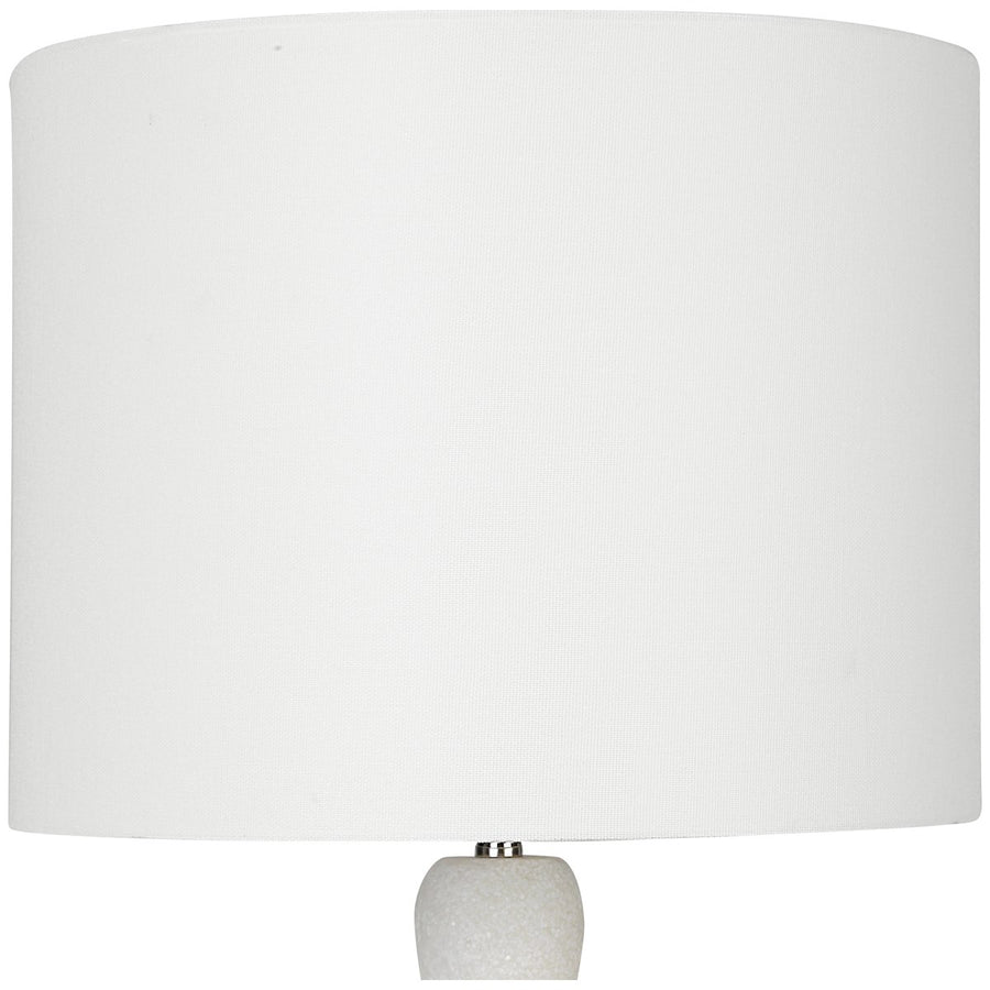 Uttermost Inverse White Marble Table Lamp