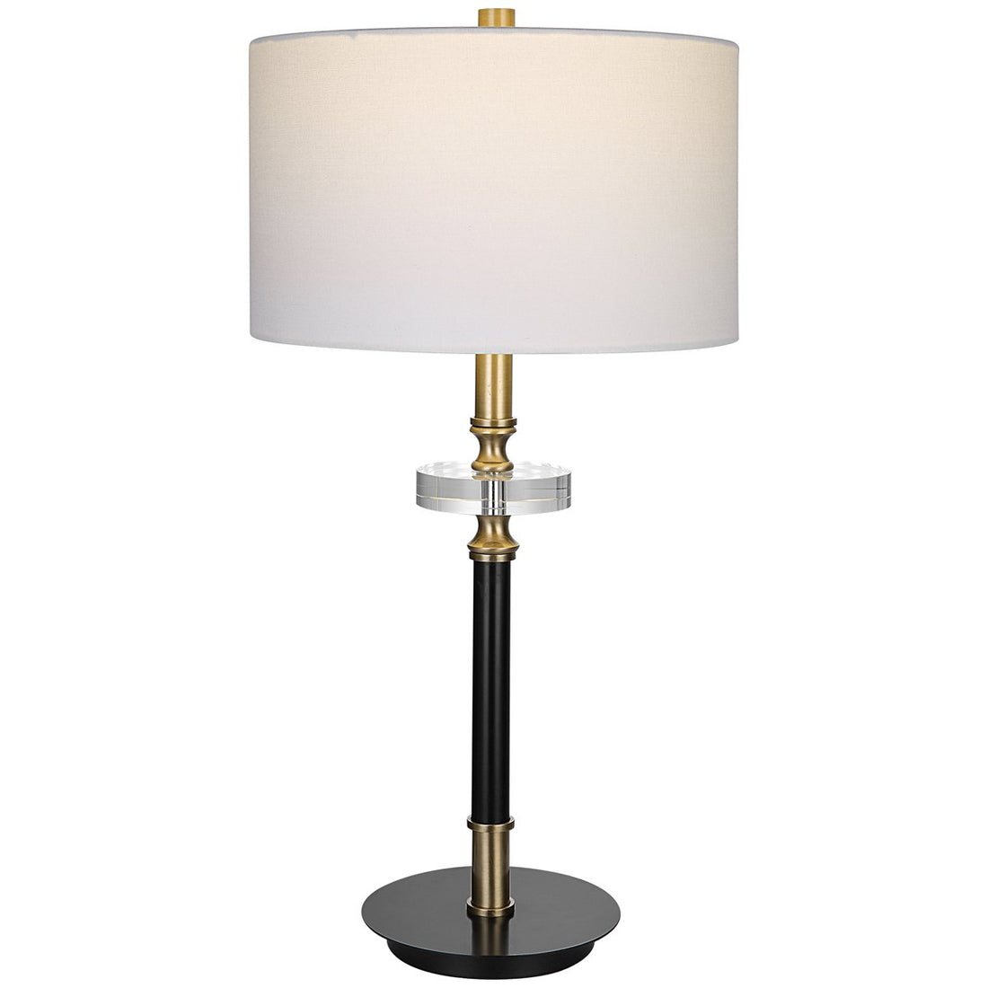 Uttermost Maud Aged Black Table Lamp