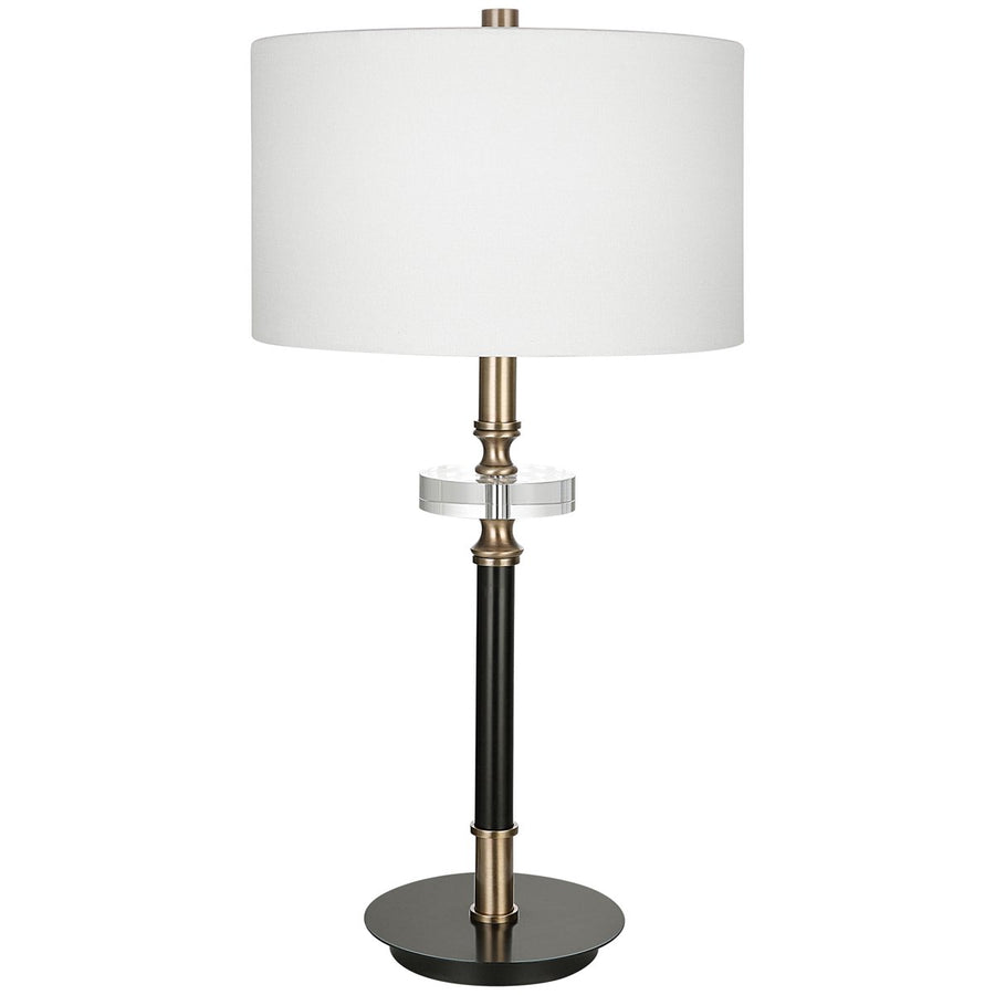 Uttermost Maud Aged Black Table Lamp