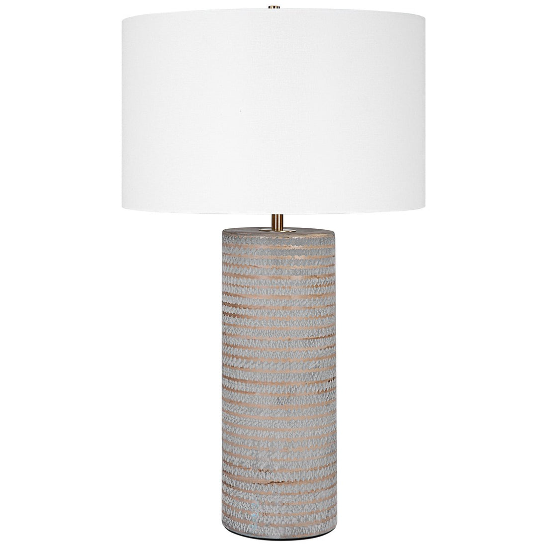 Uttermost Monolith Gray Table Lamp