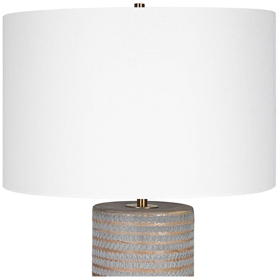 Uttermost Monolith Gray Table Lamp