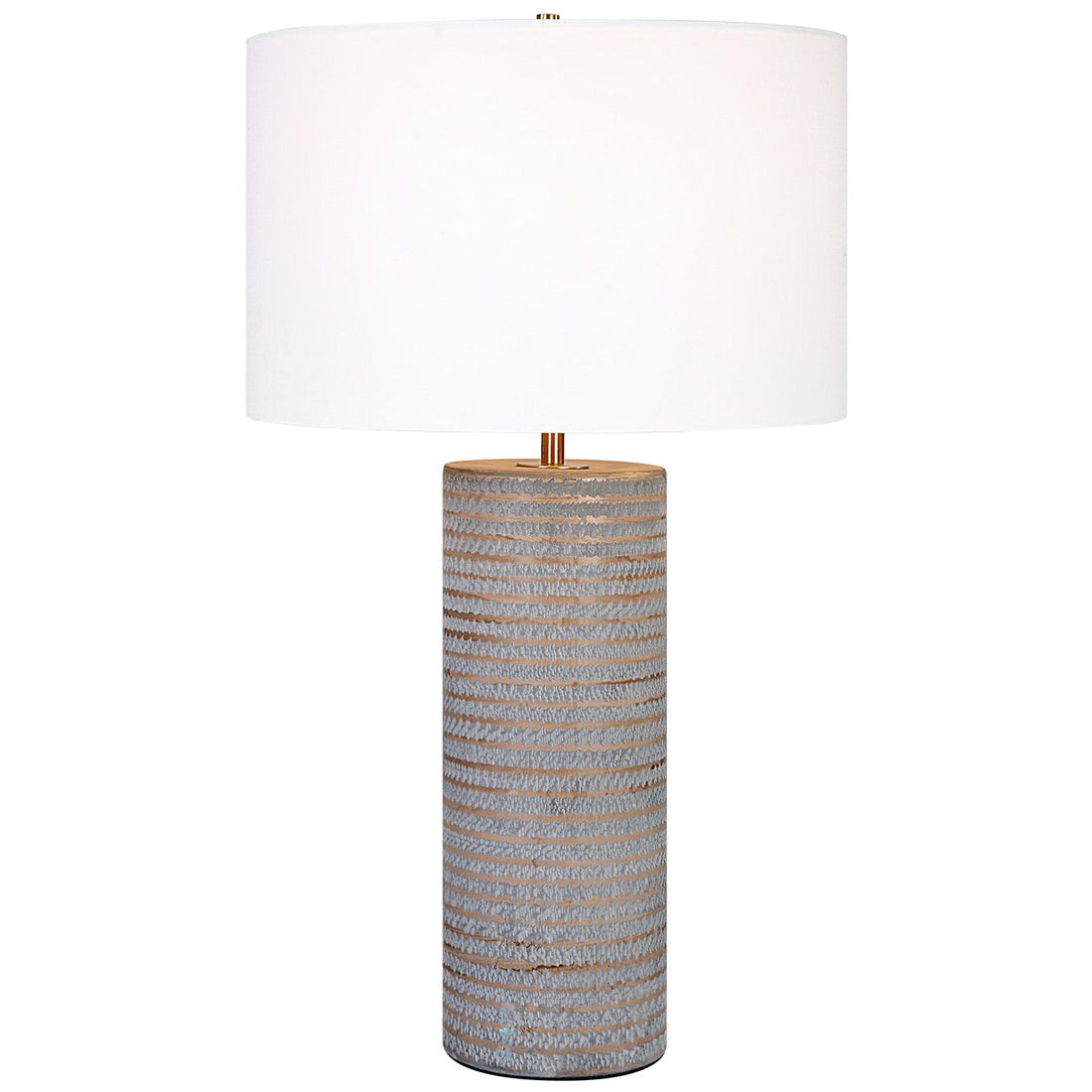 Uttermost Monolith Gray Table Lamp