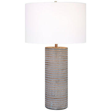 Uttermost Monolith Gray Table Lamp