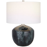 Uttermost Highlands Deep Green Table Lamp