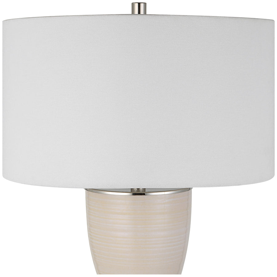 Uttermost Amphora Off-White Glaze Table Lamp