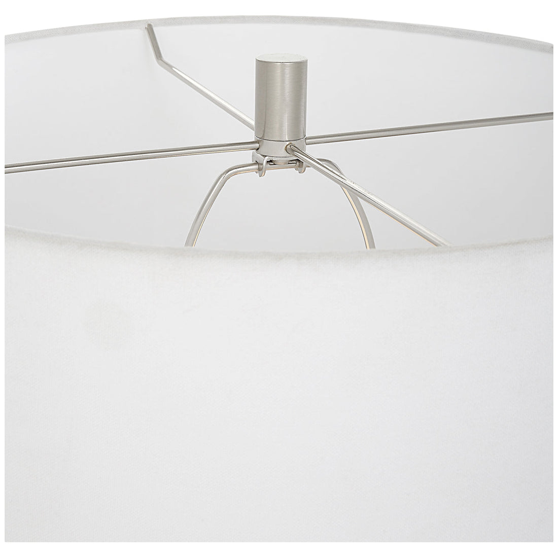 Uttermost Repetition White Marble Table Lamp