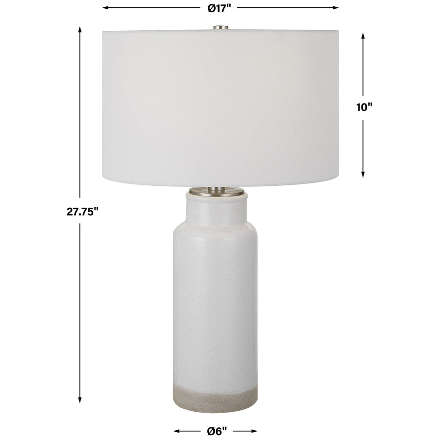 Uttermost Albany White Farmhouse Table Lamp