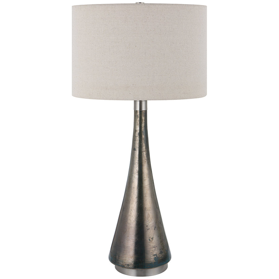 Uttermost Contour Metallic Glass Table Lamp