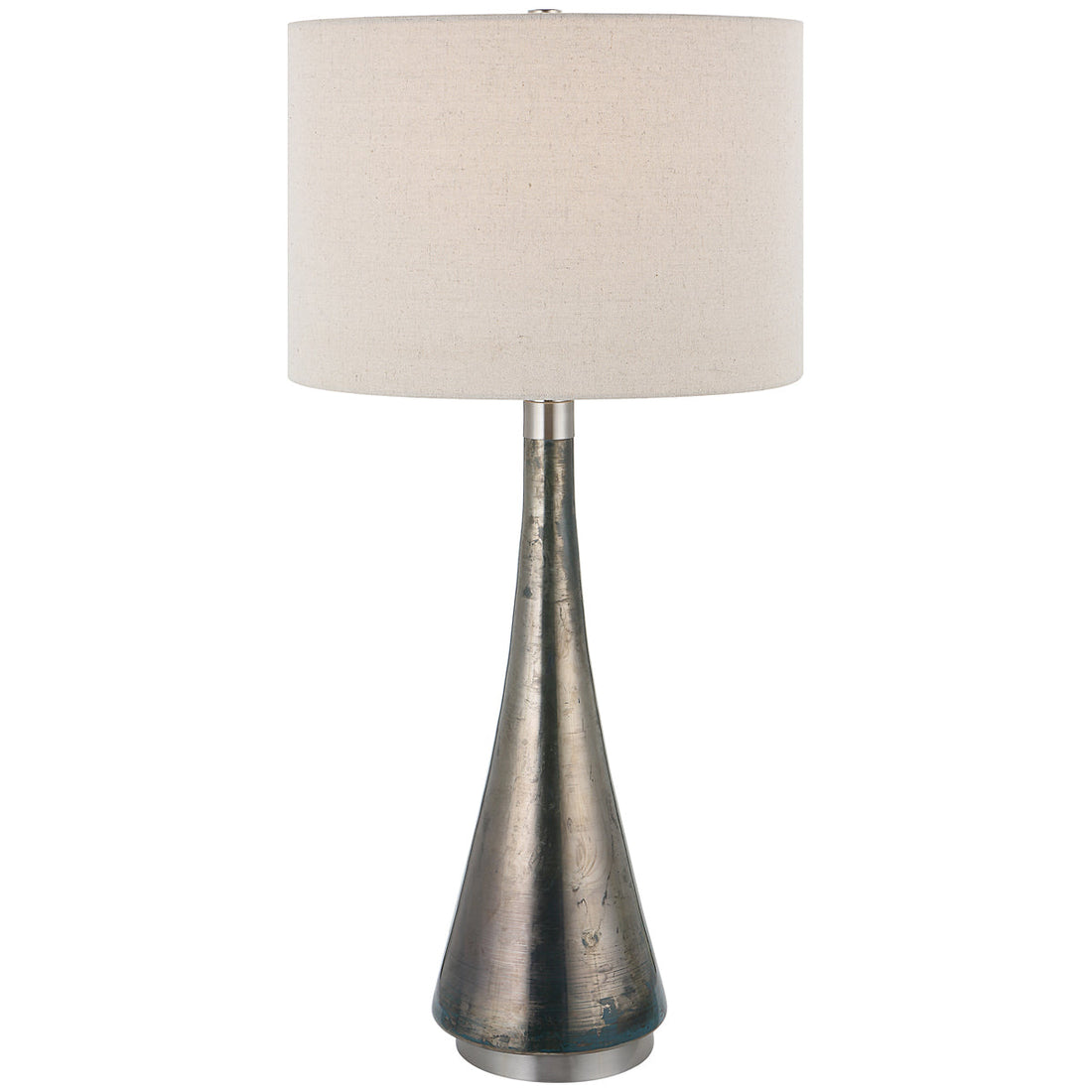 Uttermost Contour Metallic Glass Table Lamp