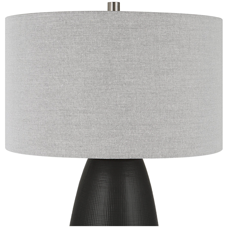 Uttermost Twilight Satin Black Table Lamp