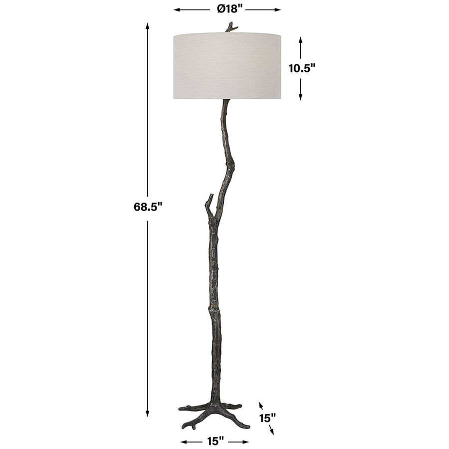 Uttermost Spruce Rustic Floor Lamp